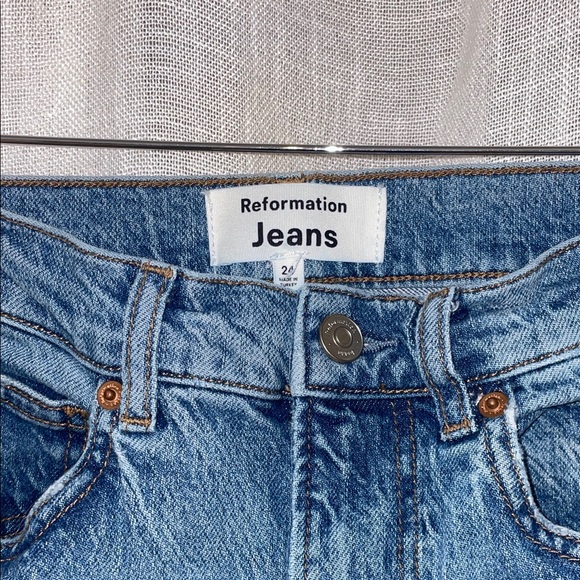 Reformation Peyton High Ride Bootcut Jeans - Picture 2 of 8